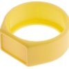 Marker ring, with labeling field, yellow for XLR connector, XCR-4