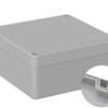 Obudowa ogólnego użytku ABS szerokość zew. 120 mm długość zew. 122 mm wys. zew. 55 mm RS PRO IP66 Szary