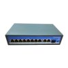 Switch PoE 8xPoE + 2 x UpLink do kamer IP 100/1000Mb T SMART SFP