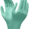 Rękawice jednorazowe, rozm. 8.5-9, Duże, 100 szt., kolor: Zielony, Ansell