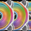 CL-F100-PL12SW-A Thermaltake Riing Quad 12 RGB, 120 mm, white, pack of 3