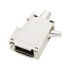 Encitech 6260-0106-01 DSSK-M-09-L-K D-Sub Housing 9-Pin Silver Plastic