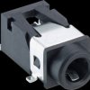 165144 Jack panel socket, 3.5 mm, stereo, 4-pin