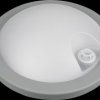49899 Basic cellar light Fix Sensor round, grey, IP54, 12 W, 1200 lm
