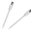 Kabel TV - VIDEO biały 1,8m