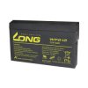 Long WP2-12 AGM Battery 12V 2Ah VRLA 150x90x20mm 4.8mm Blade Terminal