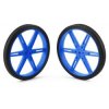 Koła Pololu 80x10mm (niebieskie)