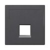 Simon Connect Płytka S500, 1x RJ bez osłon 3M Volition OCK szary grafit 50011185-038