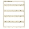 WAGO 264-900 5mm 100 Markers Mini WSB Marking System 1 to 46 264 Ser White