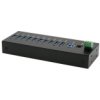 Exsys Ex-11230Hms 10 Port Usb 3.2 Gen 1 Hub Din-Rail Kit Und Wand Via Vl811+...