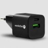 ŁADOWARKA SIECIOWA everActive GaN SC-390QB 30W 1xUSB-C 1xUSB-A PD PPS