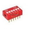 DIP-SWITCH 6-BIEGOWY CZERWONY