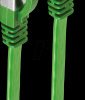 BS75520-SLG patch cable, flat, U/FTP, Cat.7 raw cable, 10 m, green