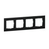Legrand 4 x Ramka czarny 766114 1 szt.