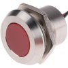 Lampka kontrolna do montażu panelowego 220V ac, czerwona 22mm LED Wyprowadzenia RS PRO