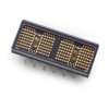 Wyświetlacz diodowy LED 4-segmentowy 4-znakowy 5 x 7 3000 mcd 5 x 7, Zielony 7mm Broadcom 574 nm