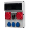 Rozdzielnica FEMO 13M - gniazda 2x16A 5p, 3x230V, L/P(32A) /13 modułów/