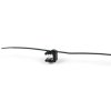 Edge clip, for edges 3 to 6 mm, max. bundle Ø 45 mm, PA, heat stabilized, black, (L x W x H) 14.8 x 15.9 x 14.6 mm, 156-00006