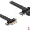 81297 Riser cable, PCIe 3.0 x1 > x1, 30 cm cable
