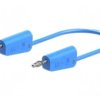 Przewód pomiarowy 60VDC 30VAC 32A Dł: 1m niebieski 64.1034-10023