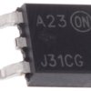 onsemi Tranzystor MJD31CG 100 V 1 Powierzchnia TO-252 NPN 3 A HFE 20 3-pinowy