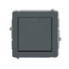 DECO Wyłącznik 2-biegunowy grafitowy mat 28DWP-9 KARLIK