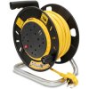 Stanley SXECGT2OHSE Open Drum Cable Reel 240V 13A 4Socket 2 USB 25m