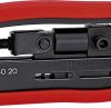 Knipex 97 40 20 SB neu Narzędzie do zagniatania złącz kompresyjnych Kompatybilność złącze męskie F, złącze męskie BNC, z