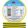 Winylowa taśma elektroizolacyjna 3M Temflex165, zielona/żółta 15 mm x 10 m