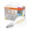3Pak Żarówka Led E14 P45 4W 40W 470Lm 4000K Neutralna 320 Filament Osram Base
