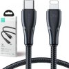 Kabel USB-C / Lightning Joyroom S-CL020A11 120cm 20W w oplocie czarny