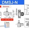 Elektroniczny czujnik siłownika; DMS-J; NPN
