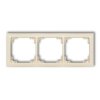 DECO Ramka uniwersalna potrójna z tworzywa DECO Soft beżowy 1DRSO-3