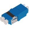 Adapter światłowodowy typ LC do LC Duplex Jednomodowy Niebieski HellermannTyton Connectivity