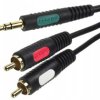 Kabel JACK 3,5-2xRCA(cinch) 1,2m; PROLINK