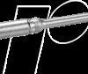 0452QDLF100/SB ERSADUR desoldering tip, for CHIP TOOL desoldering tweezers (045