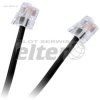 Kabel telefoniczny 1,0m czarny