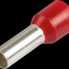 490812 Aderendhülsen, Ø 10,0 mm², 22 mm, rot, 100er-Pack