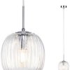 Lampa sufitowa, podwieszana Paulmann Ruya 71143 E14 przeźroczysty, chrom