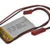 Akumulator; Li-Po; LP403448; 3,7V; 600mAh; 4x34x48mm; Zabezpieczenie PCM; konektor+ gniazdo 2,54*2piny; AKYGA
