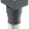 Pushbutton switch, 4 pole, illuminated , 4 A/230 V, mounting Ø 16.2 mm, IP65, 1.15.108.177/0000