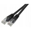 Patchcord UTP kat.6 kabel sieciowy LAN 2x RJ45 linka czarny 1,5m