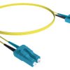 Przewód optyczny długość: 1m Z zakończeniem złącze B<B>: LC złącze A: LC średnica: 9μm Wielomodowy Żółty