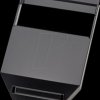 918.124 DESK2 cable duct RAL9005, painted black