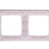 KARO Ramka podwójna ecru perłowy R-2S/42