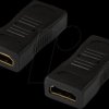 AH0006 HDMI adapter, A/F to A/F, 1080p/60 Hz, black
