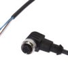 Kabel Konfekcjonowany Jednostrony Złącze M12 Żeńskie 4-Pinowe Kątowe Wolny...