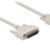 86876 Serial cable, D-Sub 25 plug to D-Sub 9 socket, 5 m