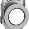 Signal light, 110-120 VAC, illuminable, waistband round, white, front ring metal, mounting Ø 30.5 mm, XB4FVG1