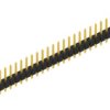 Pin header, 30 pole, pitch 2.54 mm, straight, black, 10046192